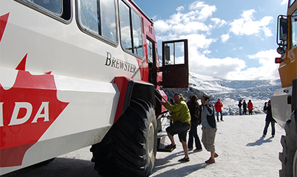 Icefield Explorer tour on Athabasca Glacier