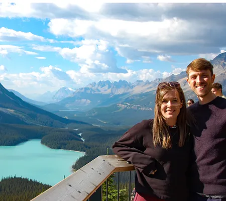 Peyto Lake photo stop during our Circle West Tour