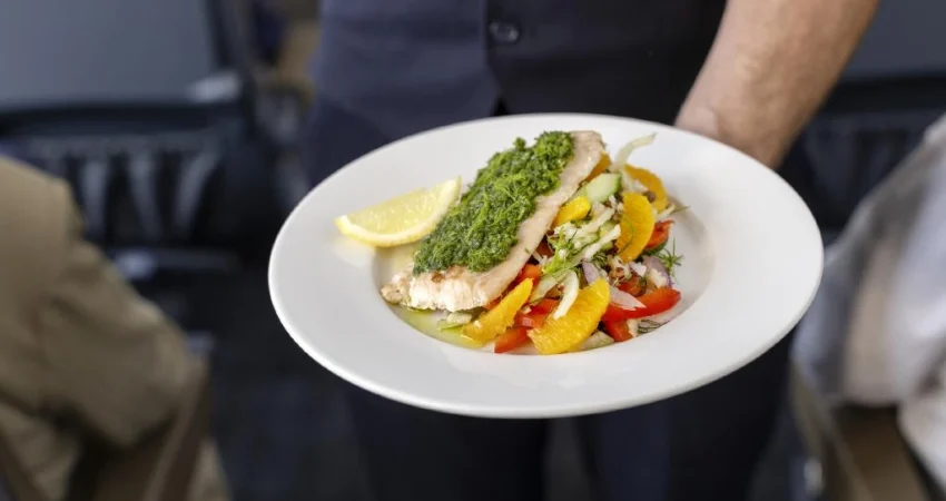 Rocky Mountaineer Silverlear Onboard meals